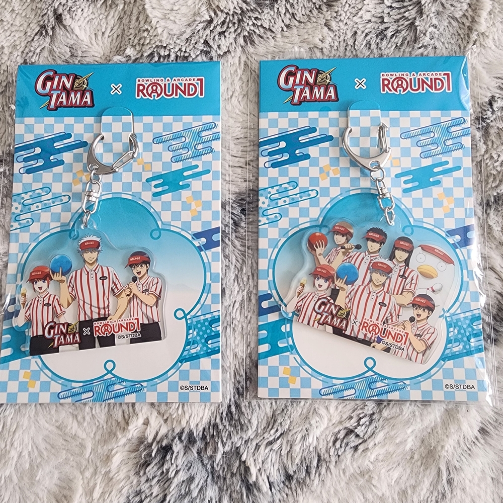 Gintama x Round1 Exclusive Acrylic Keychain Set
